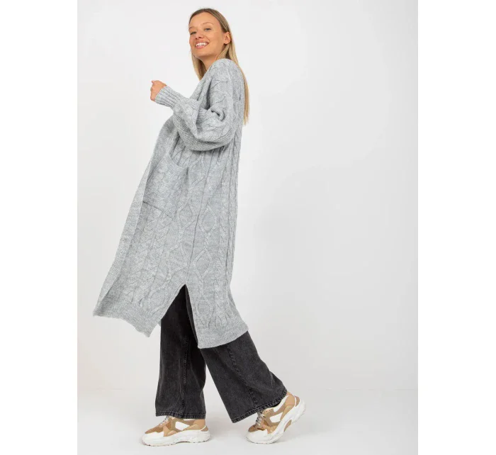 Dámsky sveter LC SW 8032 sivý