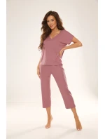 Pyžamo Freya 694 Berry - De Lafense Pyžamo Freya 694 Berry - De Lafense