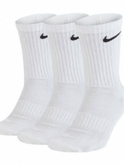 Unisex ponožky Everyday Cushion Crew SX7664-100 White - Nike