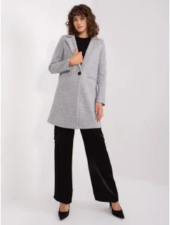 Dámský kabát TW EN BI model 19585977 Šedá - Och Bella