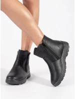 Jedinečné černé kotníčkové boty dámské platforma Jedinečné černé kotníčkové boty dámské platforma