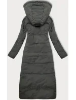 Obojstranná zimná bunda v army farbe s machovou kožušinou J Style (16M9167-136) Obojstranná zimná bunda v army farbe s machovou kožušinou J Style (16M9167-136)