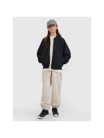 Dievčenská prechodná bunda bomber 4F 4FJWSS25TJACF184-20S