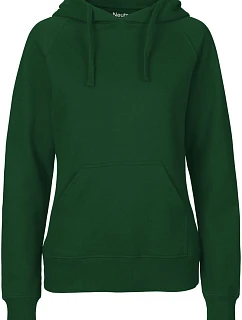 O Dámská mikina s kapucí z bio bavlny bottle green model 22505916 - Neutral