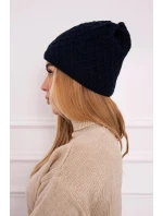 Fleecová čiapka K204 tmavo modrá