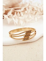 Dámský náramek ze nerezové oceli zlatý