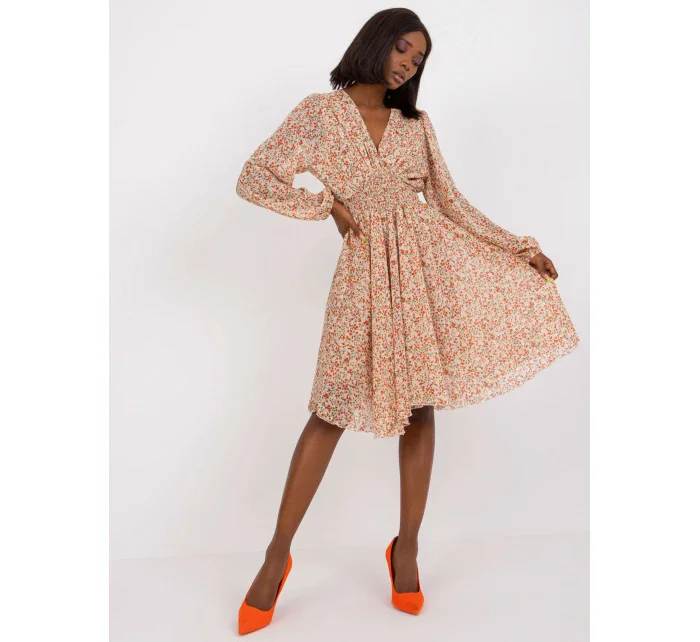 Šaty CHA SK model 17265028 béžová - FPrice Šaty CHA SK model 17265028 béžová - FPrice