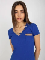Tričko RV TS model 18385480 tmavě modrá - FPrice Tričko RV TS model 18385480 tmavě modrá - FPrice