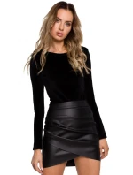 model 15107494 Sametové body černé - Moe