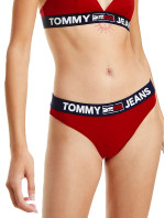 Tommy Hilfiger Jeans Tanga UW0UW02773 Červená