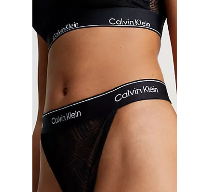 Spodné prádlo Dámske nohavičky STRING THONG 000QF7714EUB1 - Calvin Klein