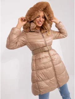 Dámska bunda NM KR TR8173.96P svetlohnedá - FPrice