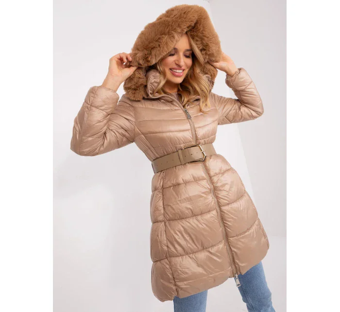 Dámska bunda NM KR TR8173.96P svetlohnedá - FPrice