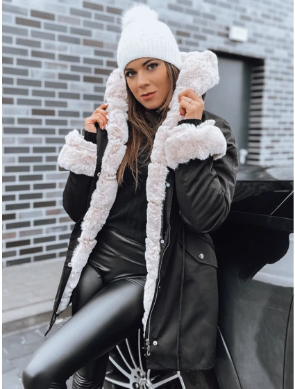 Dámska zimná bunda STARBURST black FashionStreet TY4025 Dámska zimná bunda STARBURST black FashionStreet TY4025