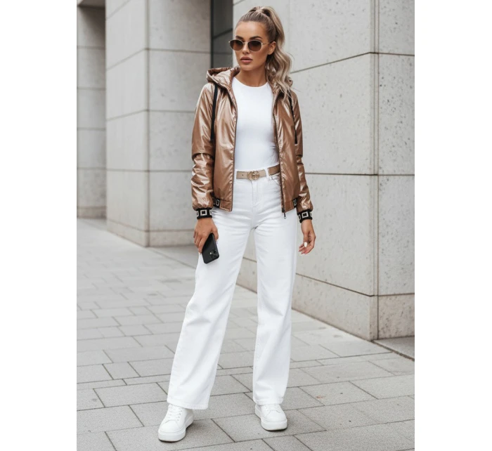 Dámsky bomber BOMBESS beige FashionStreet TY4913