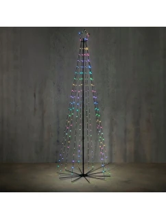 DEKORATÍVNY VIANOČNÝ STROMČEK 230 LED RGB 240CM LUCA