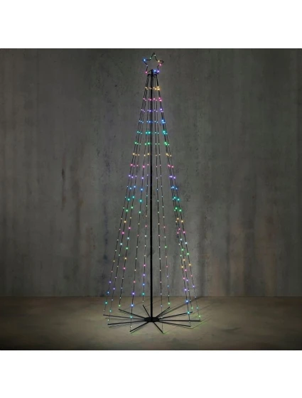 DEKORATÍVNY VIANOČNÝ STROMČEK 230 LED RGB 240CM LUCA