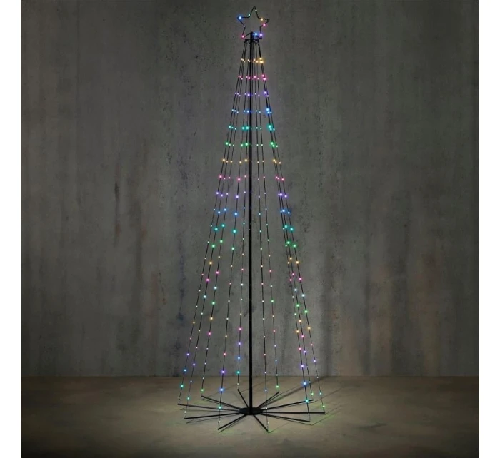 DEKORATÍVNY VIANOČNÝ STROMČEK 230 LED RGB 240CM LUCA