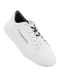 Pánske biele športové topánky Bugatti TT153111