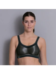 tvarovaná športová podprsenka 5529 čierna - Active