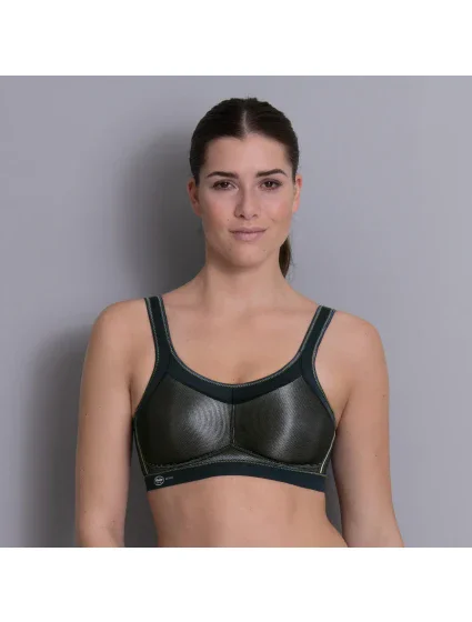 tvarovaná športová podprsenka 5529 čierna - Active
