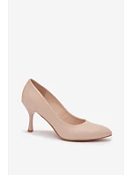 Čerpadlá z imitácie kože Zazoo 1070 Beige Čerpadlá z imitácie kože Zazoo 1070 Beige