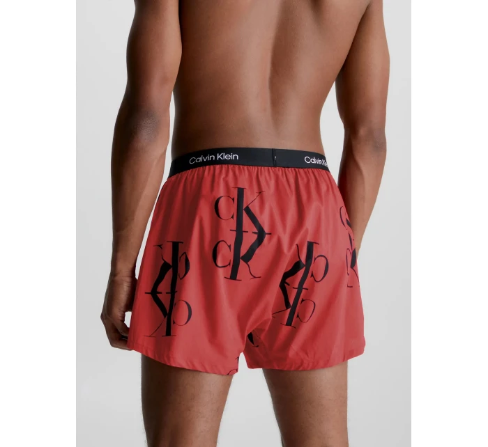 Pánske trenírky 000NB3411A GNP červené s potlačou - Calvin Klein Pánske trenírky 000NB3411A GNP červené s potlačou - Calvin Klein