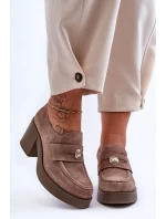 Poltopánky na podpätku model 183948 Step in style