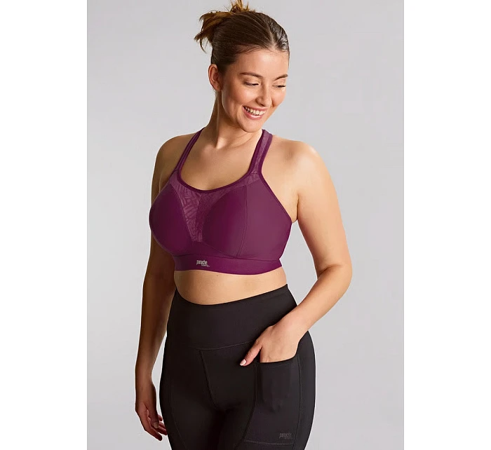 Sportovní podprsenka model 22046478 34 D Bordó - Panache
