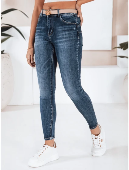 Dámske modré push up džínsy FashionStreet UY2795