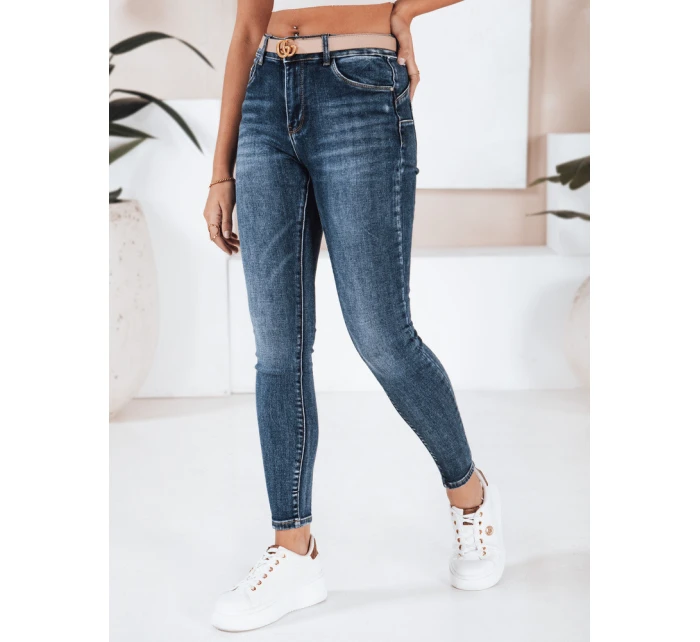 Dámske modré push up džínsy FashionStreet UY2795