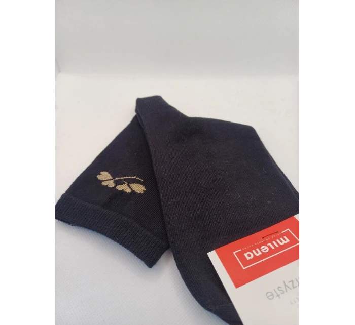 Ponožky Milena 0200-178 Jemný vzor Lurex 37-41