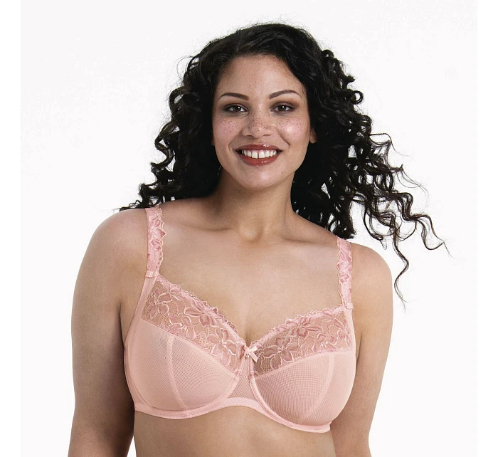 Suzette podprsenka s kosticami Full Cup 5253 wild rose - RosaFaia