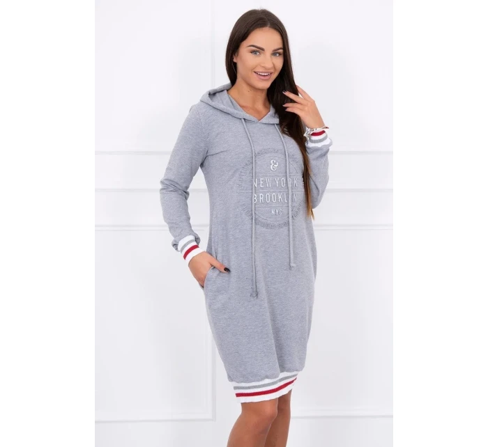 Šaty Brooklyn šedej