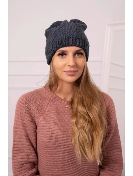 Dámska čiapka Lorena K377 graphite Dámska čiapka Lorena K377 graphite