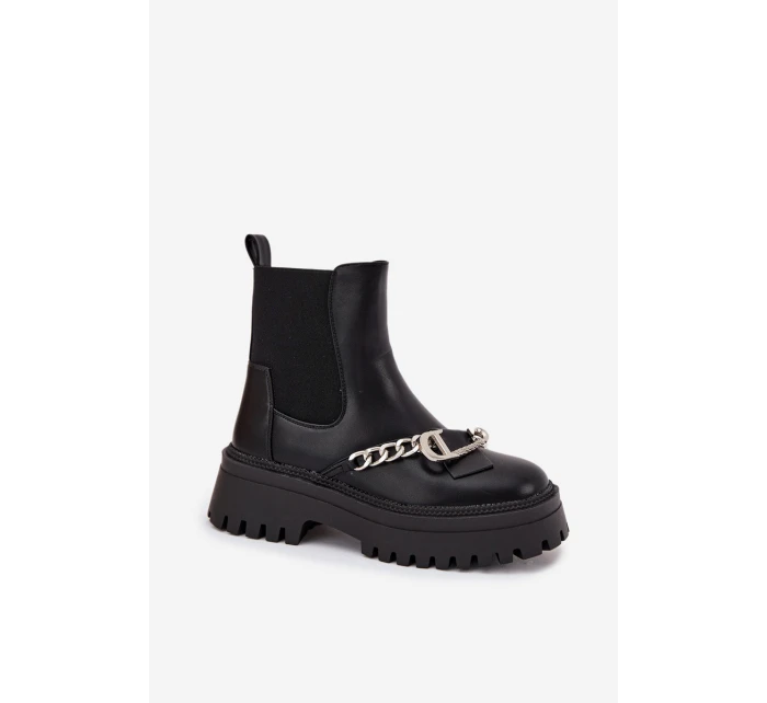 Dámské Boty Na Platformě S Černé model 21706782 - Boto