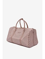 Vzorovaná Cestovní Taška Béžová Dámská model 22111584 - Flora&Co