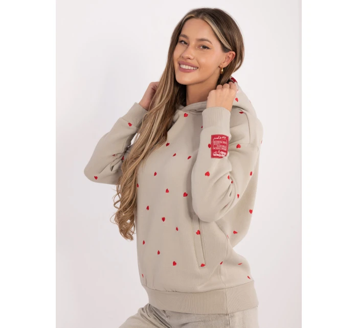 Bluza model 21801751 beżowy - FPrice Bluza model 21801751 beżowy - FPrice