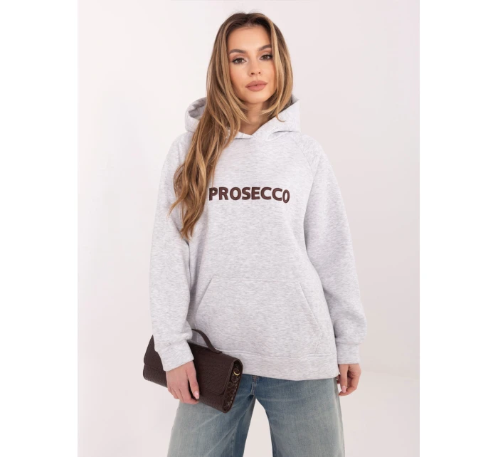 Mikina RV BL A1034.30 melanžová sivá Mikina RV BL A1034.30 melanžová sivá