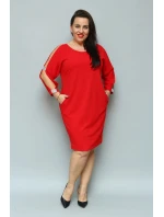 Dámské šaty model 18913708 červené - Karko