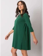 Dámské šaty RV SK model 20727672 tmavě zelené - Rue Paris