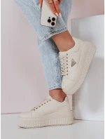 Dámske tenisky na platforme SNIKPIK beige FashionStreet ZY0927