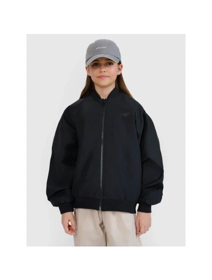 Dievčenská prechodná bunda bomber 4F 4FJWSS25TJACF184-20S