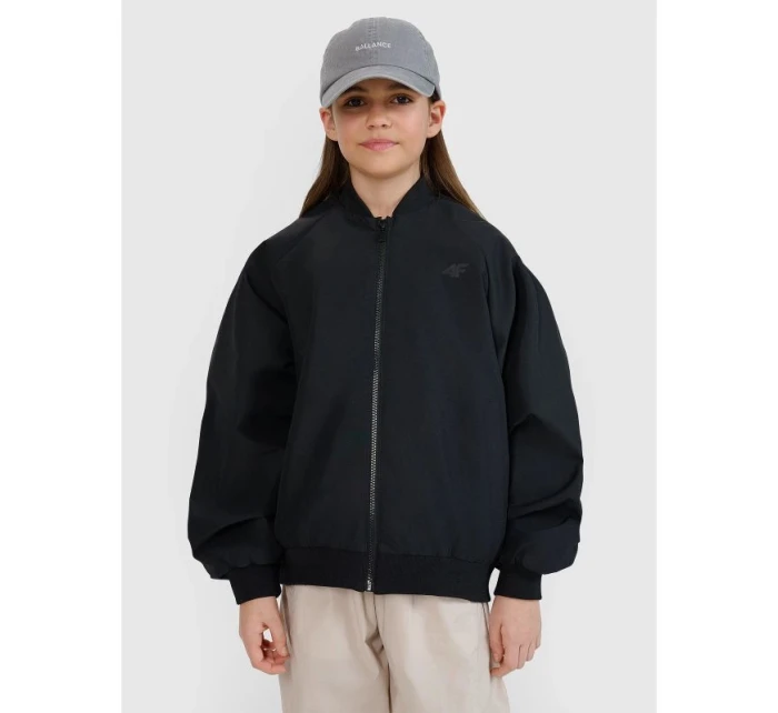Dievčenská prechodná bunda bomber 4F 4FJWSS25TJACF184-20S