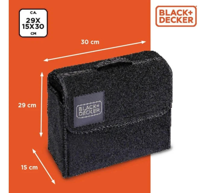 Prepravný kufor ORGANISER 29X15X30cm BLACK + DECKER