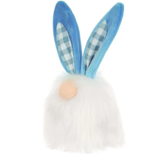 Včelí zajac 18 cm modrá jarná dekorácia detské