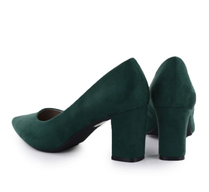 Sergio Leone W SK415A čierne lodičky na podpätku