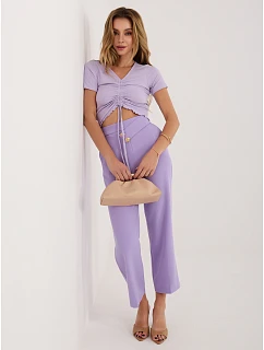 Bluzka model 22155089 jasny fioletowy - FPrice