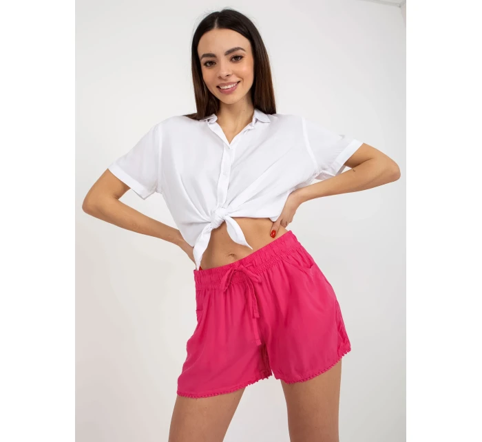 Dámské šortky model 18339213 fuchsiová - FPrice