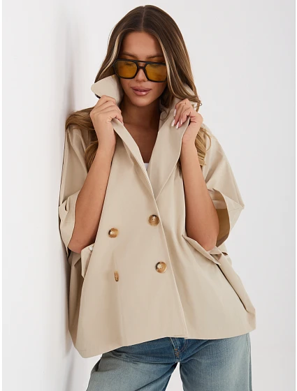 IT KR FL10153KSM.86 béžový kabát